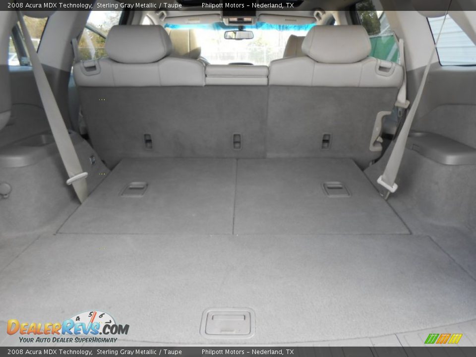 2008 Acura MDX Technology Sterling Gray Metallic / Taupe Photo #32