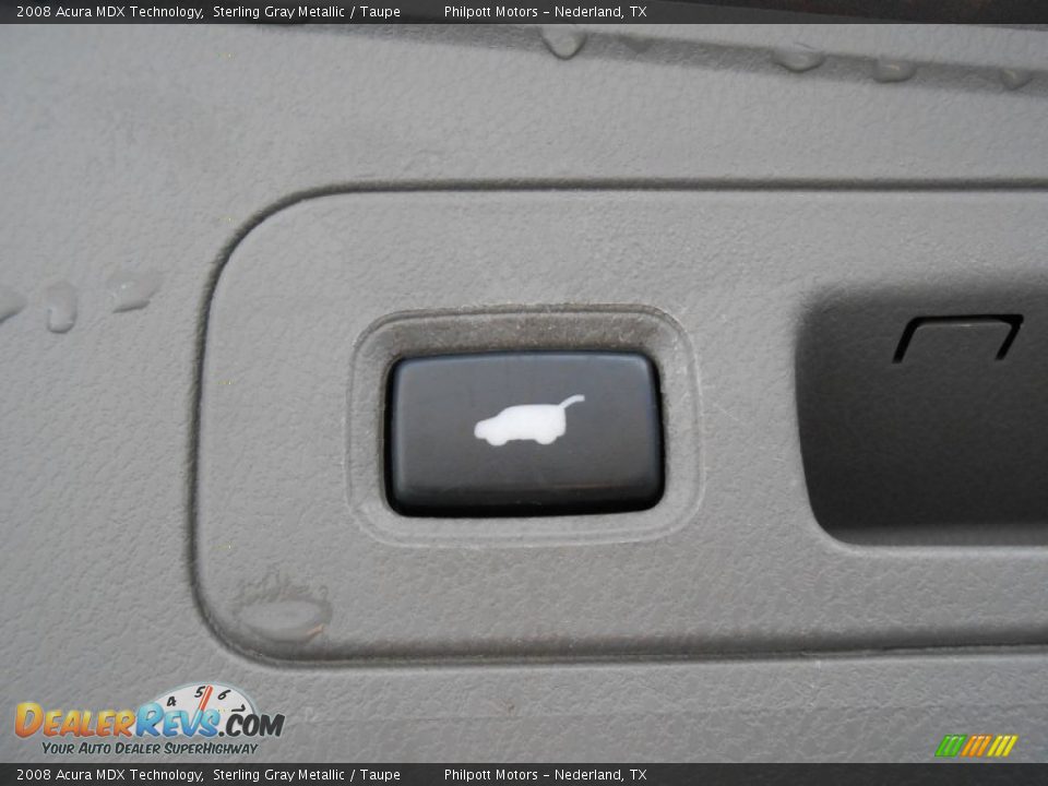 2008 Acura MDX Technology Sterling Gray Metallic / Taupe Photo #33