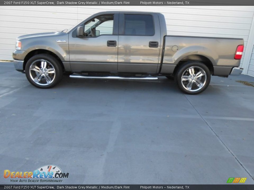 Dark Shadow Grey Metallic 2007 Ford F150 XLT SuperCrew Photo #6