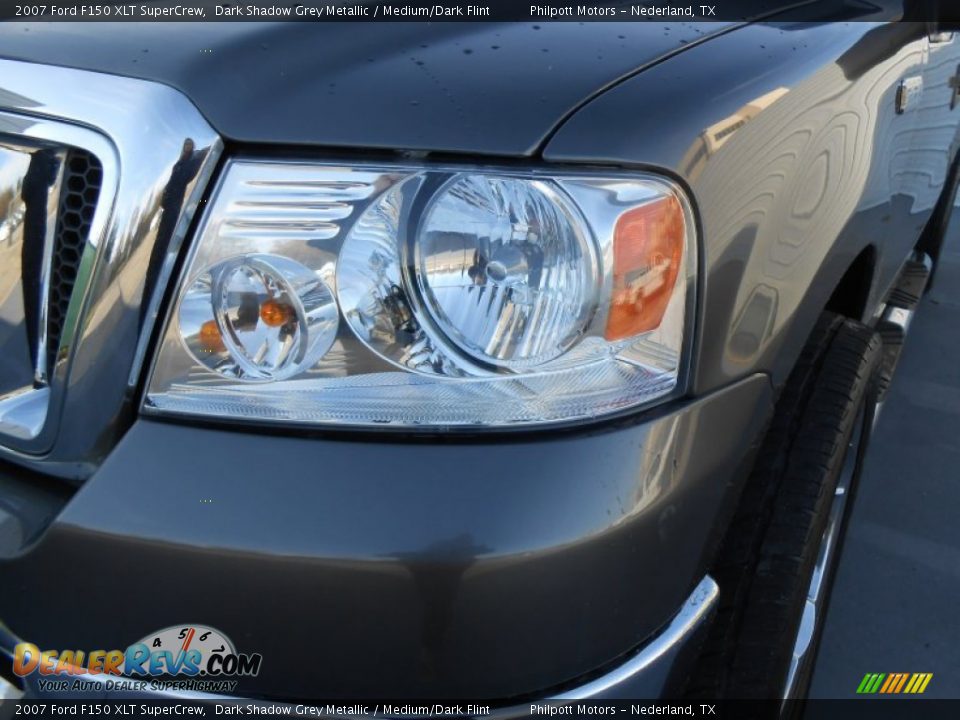 2007 Ford F150 XLT SuperCrew Dark Shadow Grey Metallic / Medium/Dark Flint Photo #10
