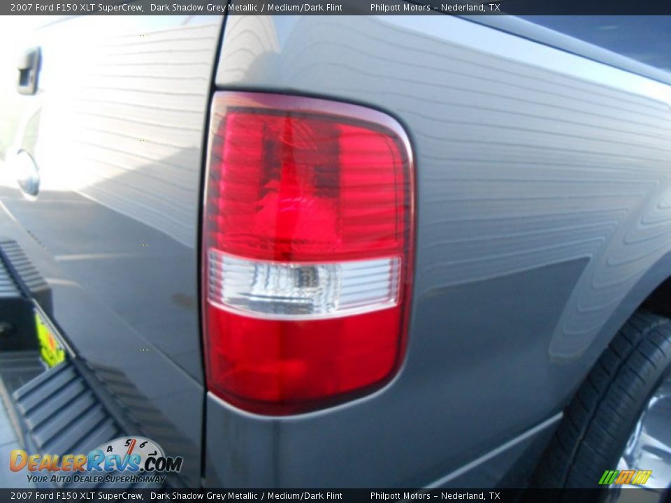 2007 Ford F150 XLT SuperCrew Dark Shadow Grey Metallic / Medium/Dark Flint Photo #18