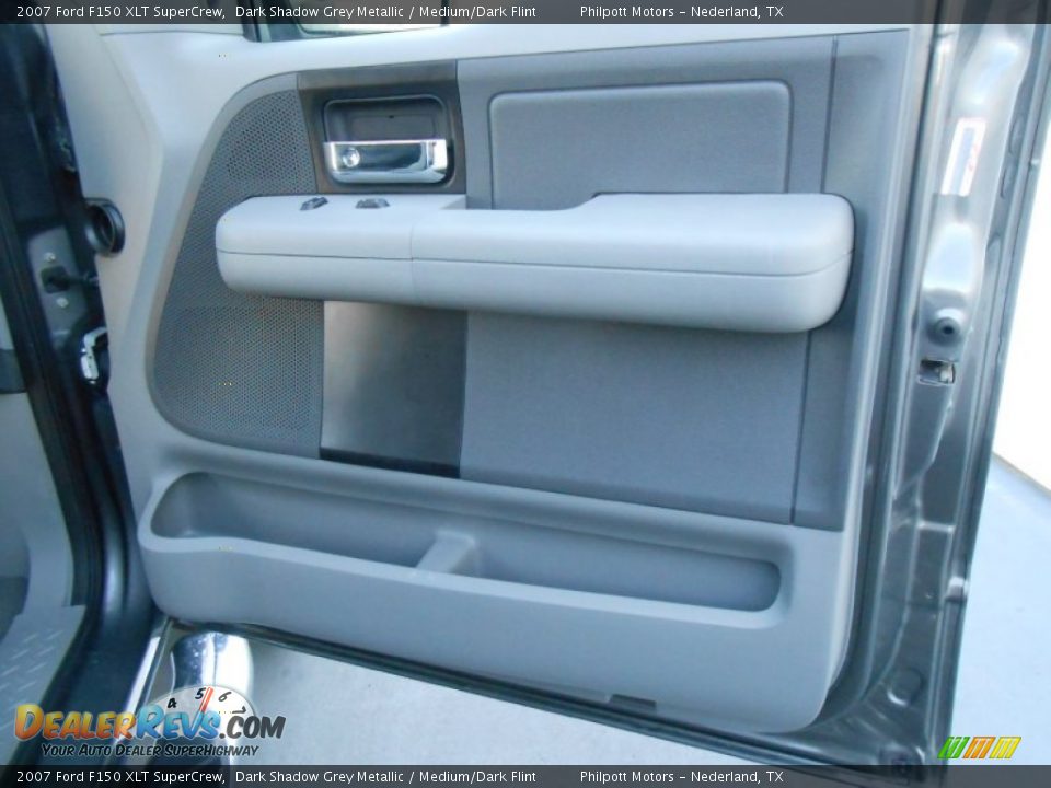 2007 Ford F150 XLT SuperCrew Dark Shadow Grey Metallic / Medium/Dark Flint Photo #21