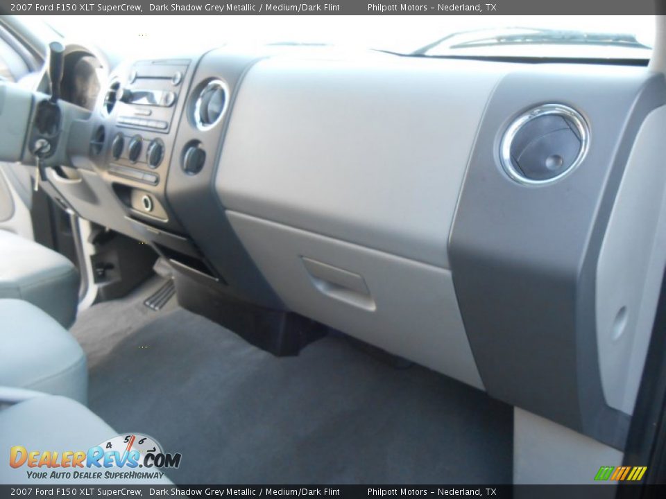 2007 Ford F150 XLT SuperCrew Dark Shadow Grey Metallic / Medium/Dark Flint Photo #22
