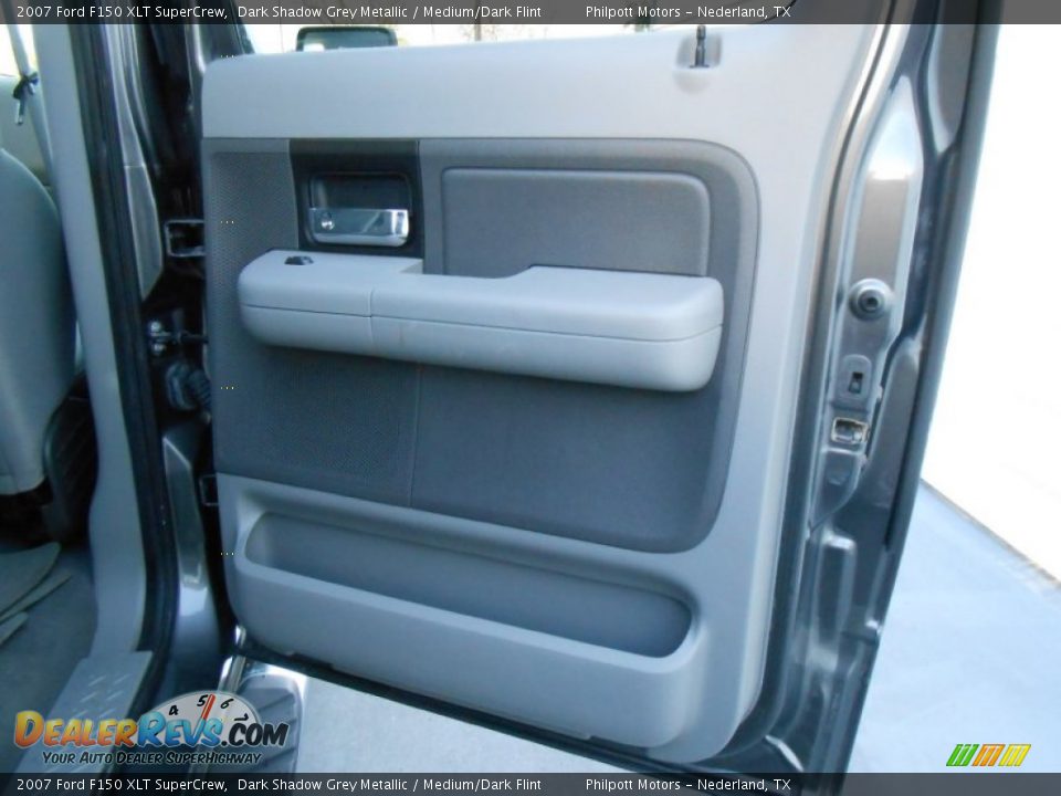 2007 Ford F150 XLT SuperCrew Dark Shadow Grey Metallic / Medium/Dark Flint Photo #24