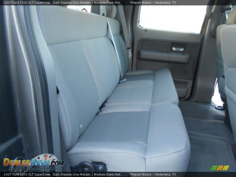 2007 Ford F150 XLT SuperCrew Dark Shadow Grey Metallic / Medium/Dark Flint Photo #25