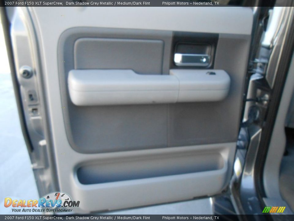 2007 Ford F150 XLT SuperCrew Dark Shadow Grey Metallic / Medium/Dark Flint Photo #27