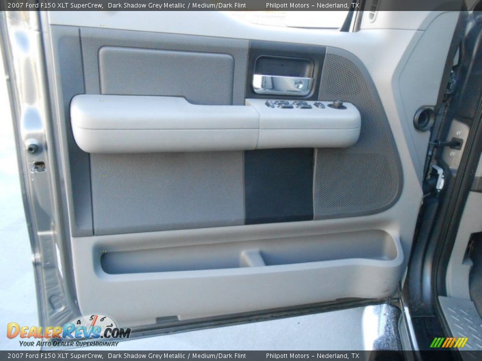 2007 Ford F150 XLT SuperCrew Dark Shadow Grey Metallic / Medium/Dark Flint Photo #29