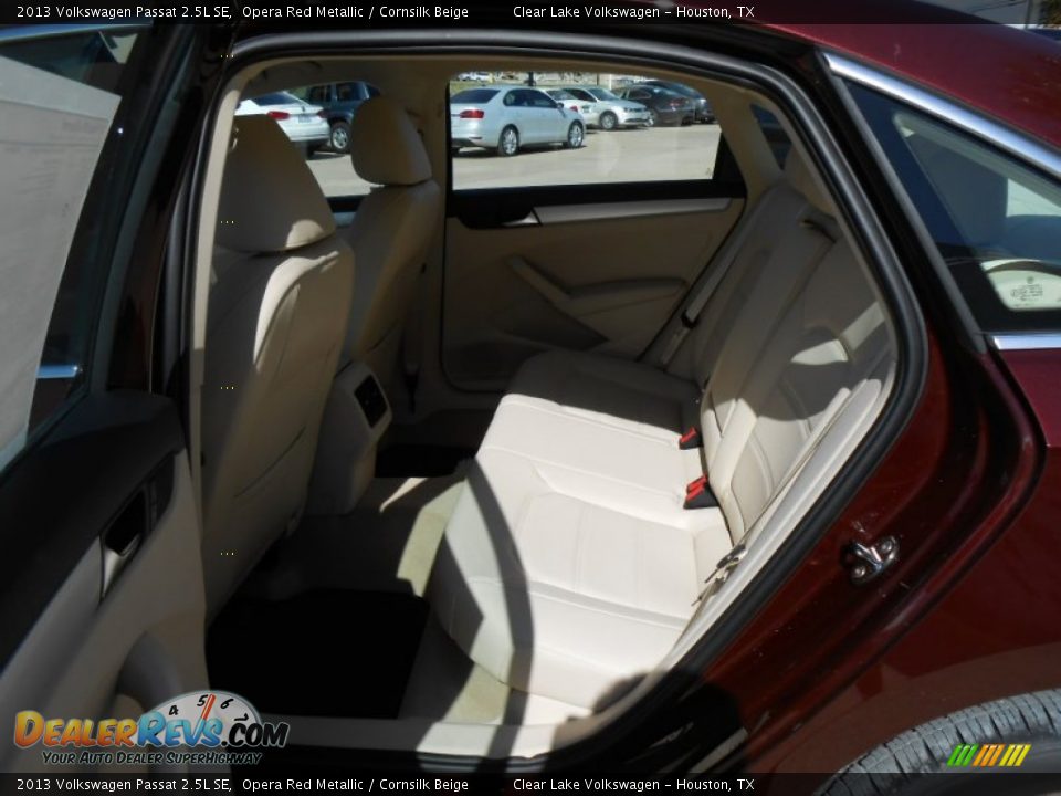 2013 Volkswagen Passat 2.5L SE Opera Red Metallic / Cornsilk Beige Photo #14