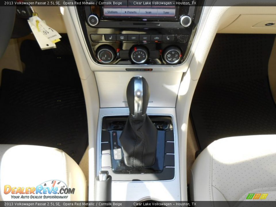 2013 Volkswagen Passat 2.5L SE Opera Red Metallic / Cornsilk Beige Photo #18