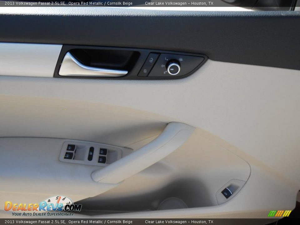 2013 Volkswagen Passat 2.5L SE Opera Red Metallic / Cornsilk Beige Photo #22