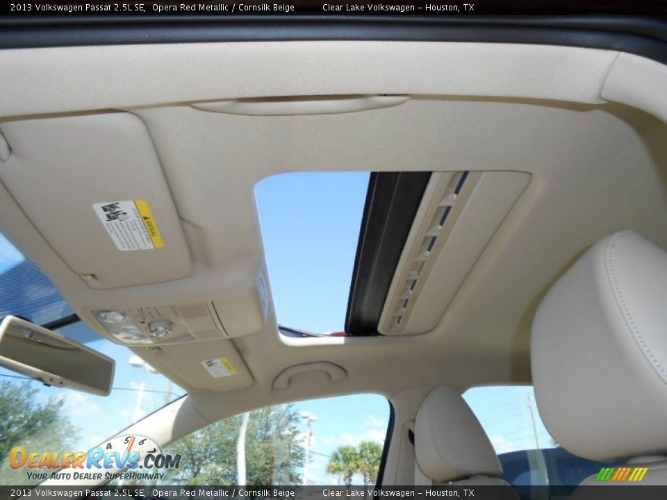2013 Volkswagen Passat 2.5L SE Opera Red Metallic / Cornsilk Beige Photo #23