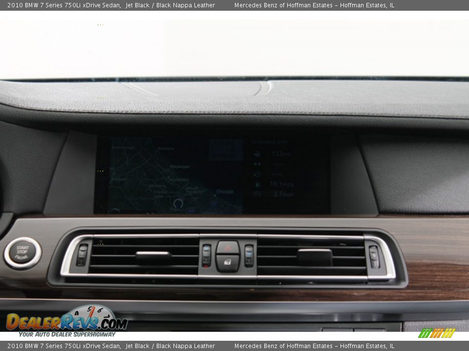 2010 BMW 7 Series 750Li xDrive Sedan Jet Black / Black Nappa Leather Photo #10