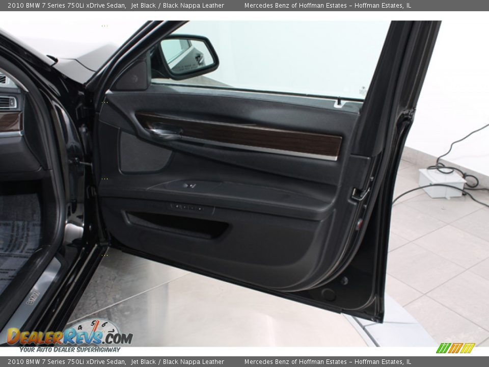 2010 BMW 7 Series 750Li xDrive Sedan Jet Black / Black Nappa Leather Photo #13