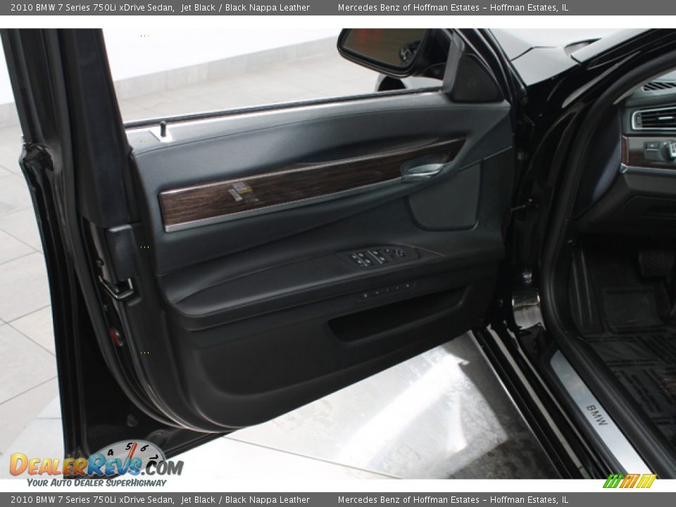 2010 BMW 7 Series 750Li xDrive Sedan Jet Black / Black Nappa Leather Photo #16