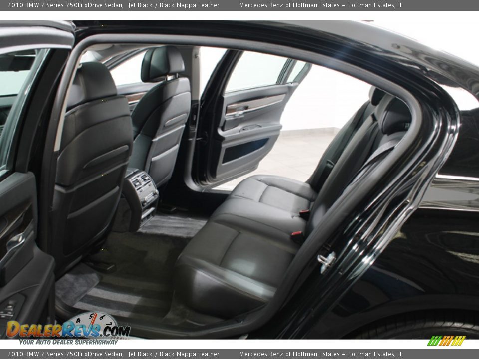 2010 BMW 7 Series 750Li xDrive Sedan Jet Black / Black Nappa Leather Photo #19