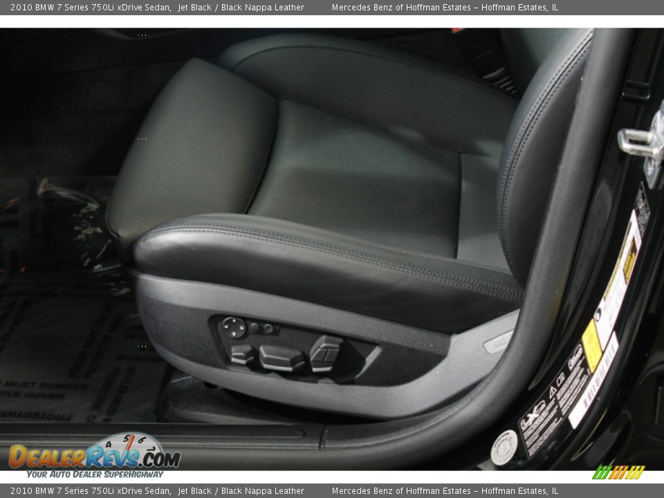 2010 BMW 7 Series 750Li xDrive Sedan Jet Black / Black Nappa Leather Photo #20