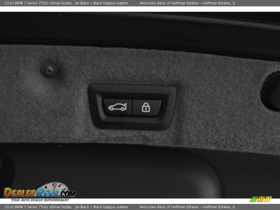 2010 BMW 7 Series 750Li xDrive Sedan Jet Black / Black Nappa Leather Photo #23