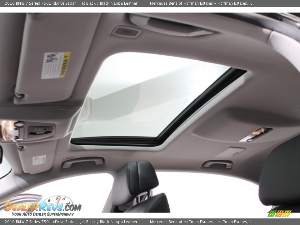 2010 BMW 7 Series 750Li xDrive Sedan Jet Black / Black Nappa Leather Photo #25