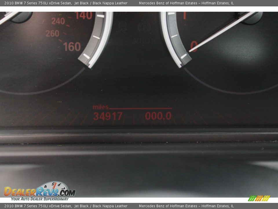 2010 BMW 7 Series 750Li xDrive Sedan Jet Black / Black Nappa Leather Photo #27