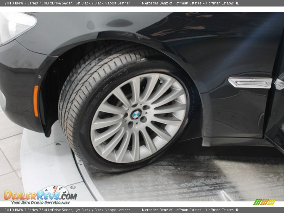 2010 BMW 7 Series 750Li xDrive Sedan Jet Black / Black Nappa Leather Photo #28