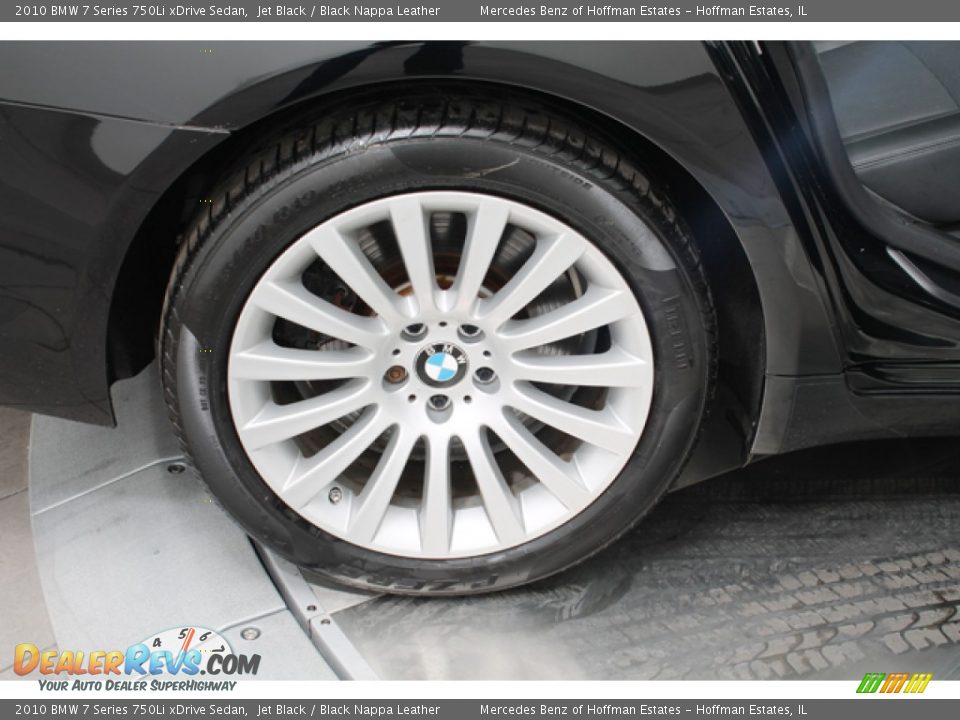 2010 BMW 7 Series 750Li xDrive Sedan Jet Black / Black Nappa Leather Photo #30