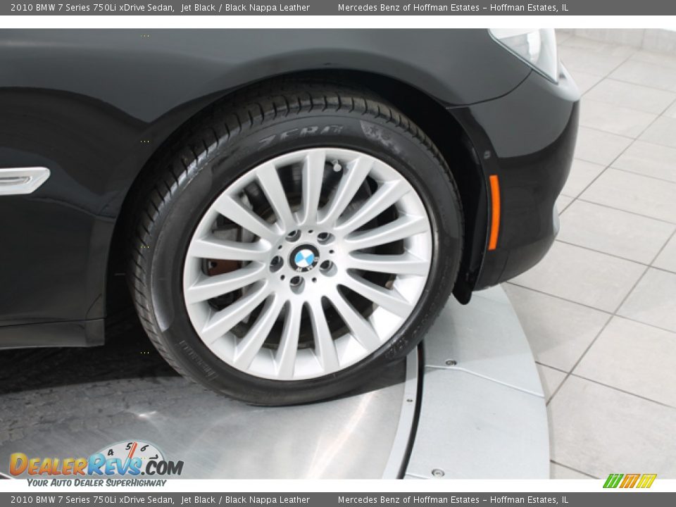 2010 BMW 7 Series 750Li xDrive Sedan Jet Black / Black Nappa Leather Photo #31