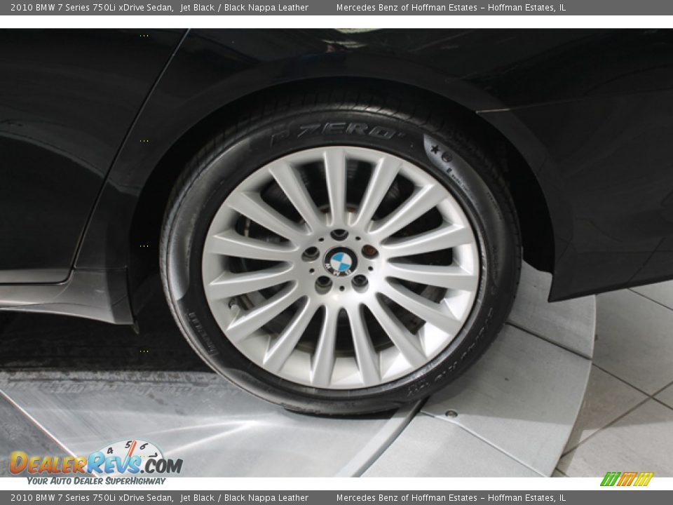 2010 BMW 7 Series 750Li xDrive Sedan Jet Black / Black Nappa Leather Photo #32