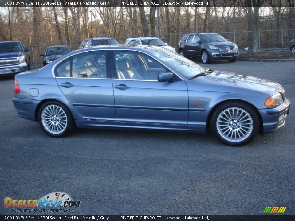 Steel Blue Metallic 2001 BMW 3 Series 330i Sedan Photo #4