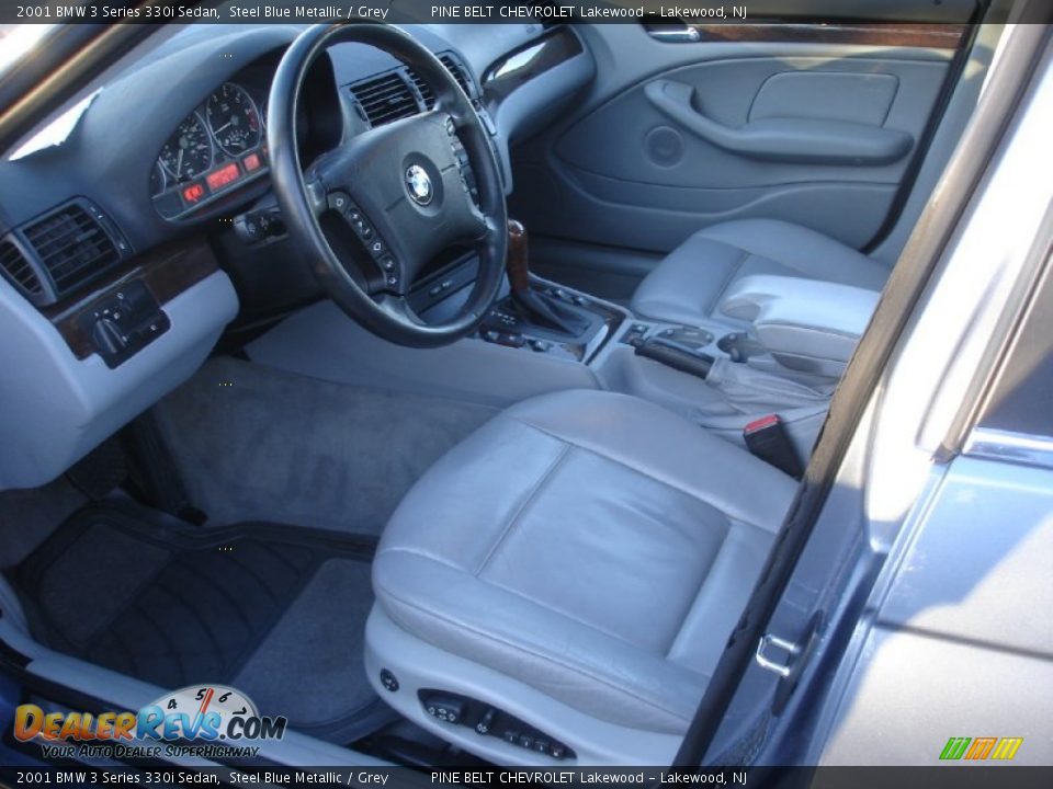 Grey Interior - 2001 BMW 3 Series 330i Sedan Photo #10