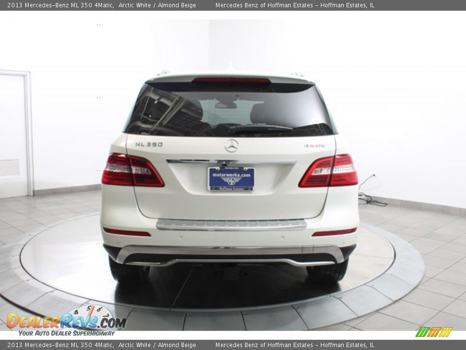 2013 Mercedes-Benz ML 350 4Matic Arctic White / Almond Beige Photo #4
