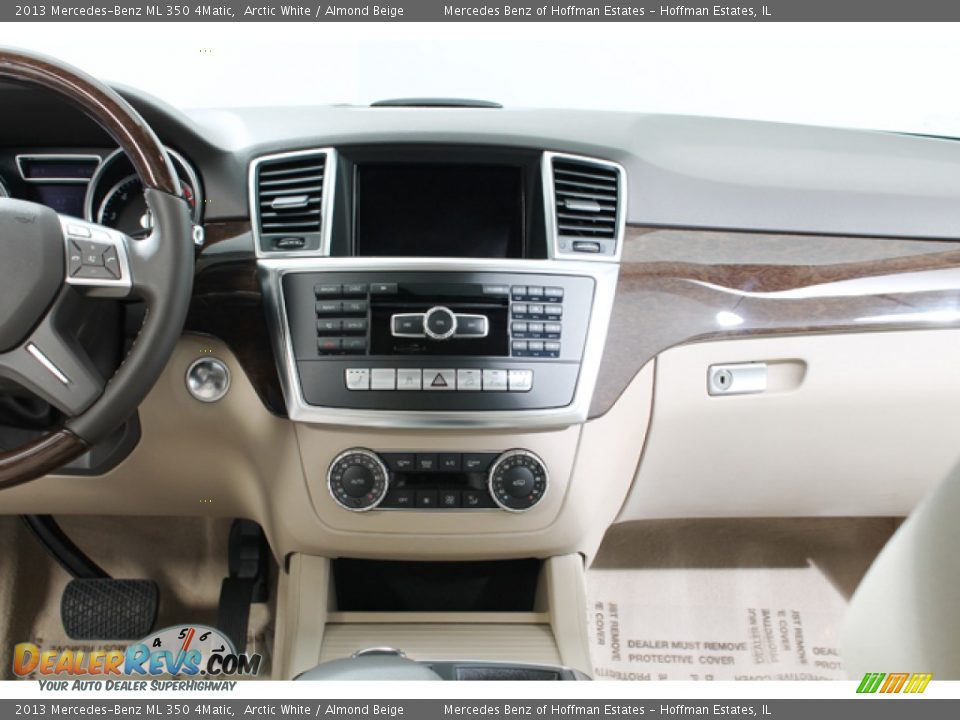 2013 Mercedes-Benz ML 350 4Matic Arctic White / Almond Beige Photo #9