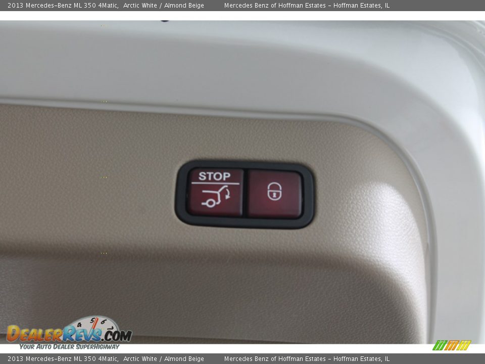 2013 Mercedes-Benz ML 350 4Matic Arctic White / Almond Beige Photo #23