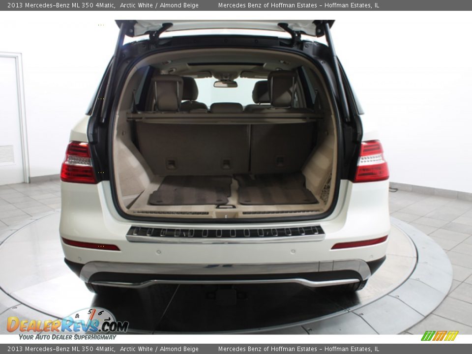 2013 Mercedes-Benz ML 350 4Matic Arctic White / Almond Beige Photo #24