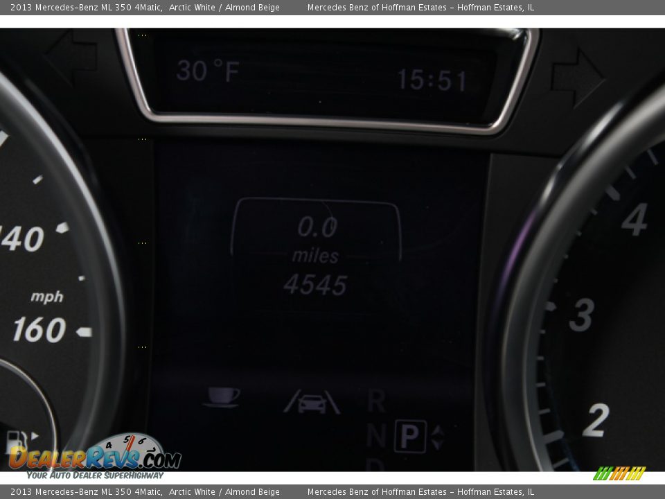 2013 Mercedes-Benz ML 350 4Matic Arctic White / Almond Beige Photo #27