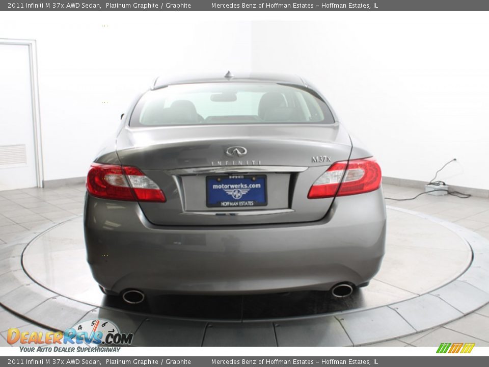 2011 Infiniti M 37x AWD Sedan Platinum Graphite / Graphite Photo #4