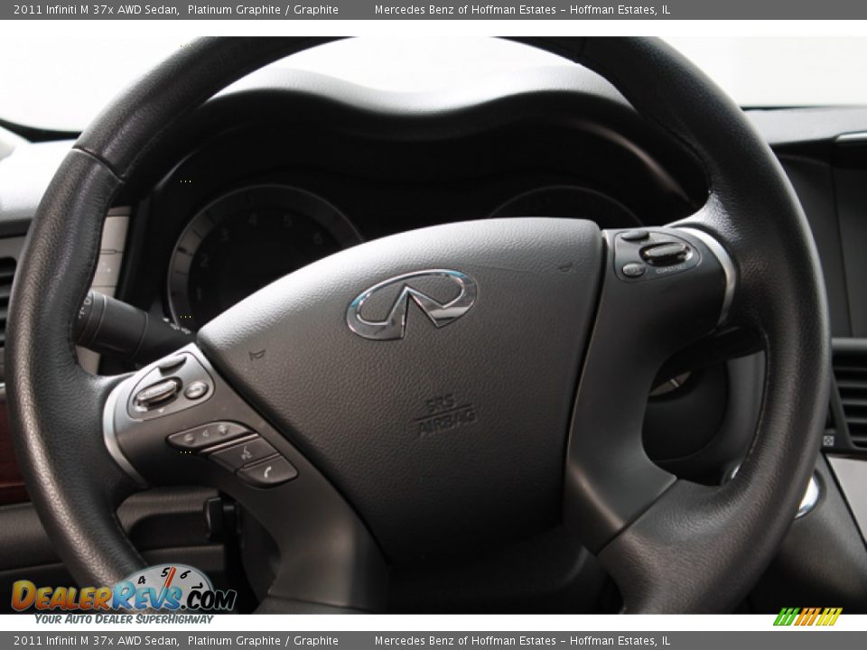 2011 Infiniti M 37x AWD Sedan Platinum Graphite / Graphite Photo #8