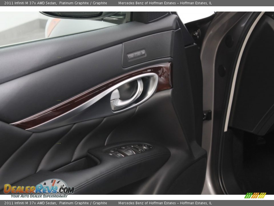 2011 Infiniti M 37x AWD Sedan Platinum Graphite / Graphite Photo #17