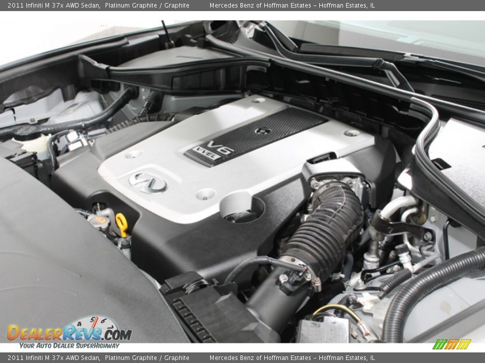 2011 Infiniti M 37x AWD Sedan Platinum Graphite / Graphite Photo #25