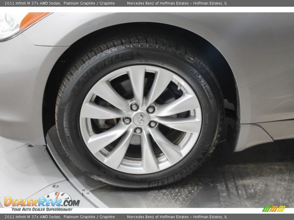 2011 Infiniti M 37x AWD Sedan Platinum Graphite / Graphite Photo #28