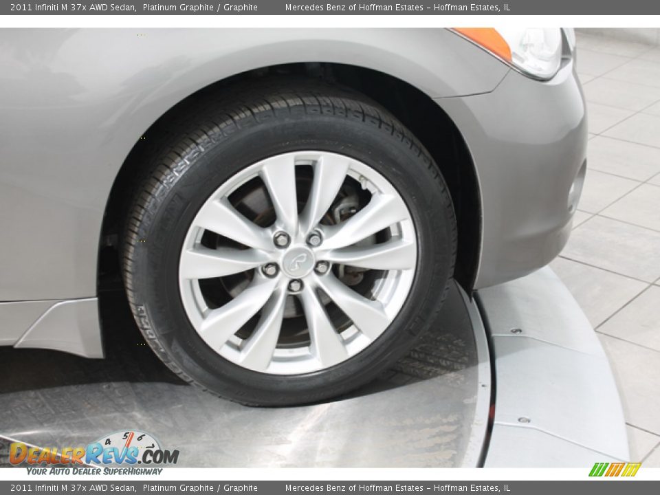 2011 Infiniti M 37x AWD Sedan Platinum Graphite / Graphite Photo #31
