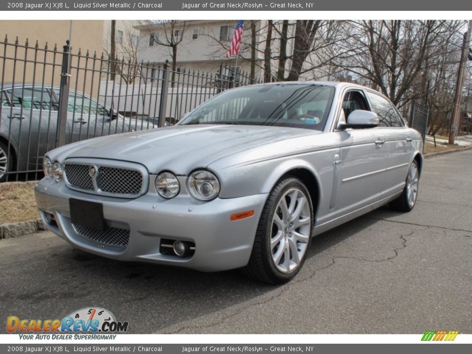 Front 3/4 View of 2008 Jaguar XJ XJ8 L Photo #1