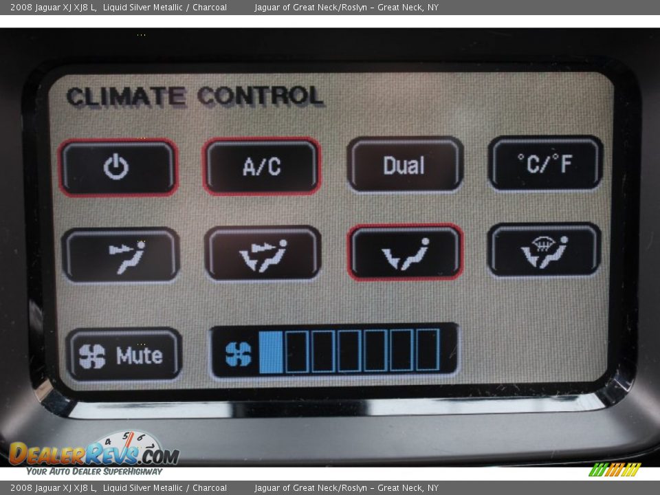 Controls of 2008 Jaguar XJ XJ8 L Photo #24