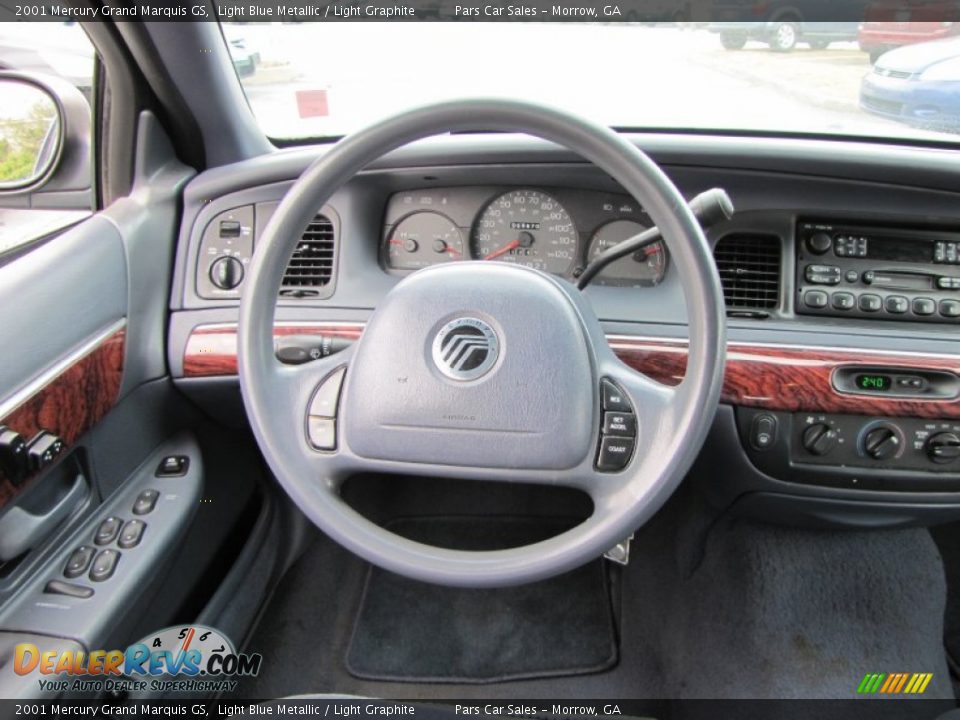 2001 Mercury Grand Marquis GS Steering Wheel Photo #13