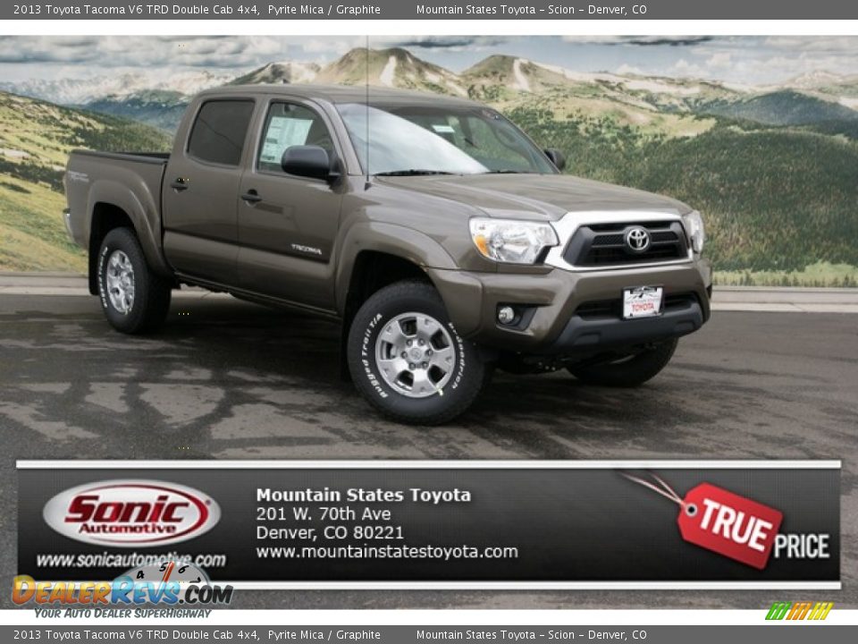 2013 Toyota Tacoma V6 TRD Double Cab 4x4 Pyrite Mica / Graphite Photo #1