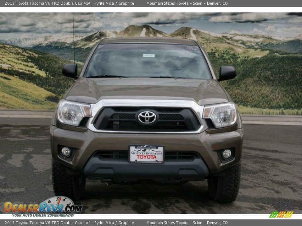 2013 Toyota Tacoma V6 TRD Double Cab 4x4 Pyrite Mica / Graphite Photo #3