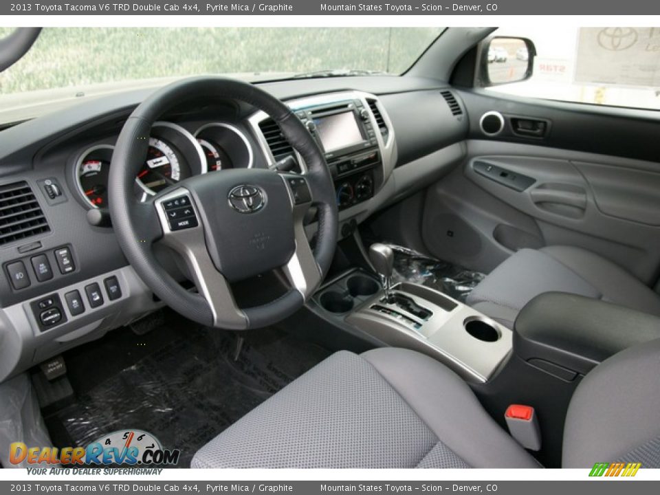 2013 Toyota Tacoma V6 TRD Double Cab 4x4 Pyrite Mica / Graphite Photo #5