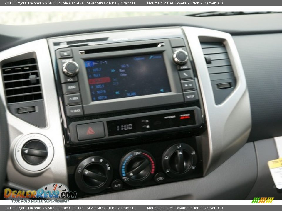 2013 Toyota Tacoma V6 SR5 Double Cab 4x4 Silver Streak Mica / Graphite Photo #6