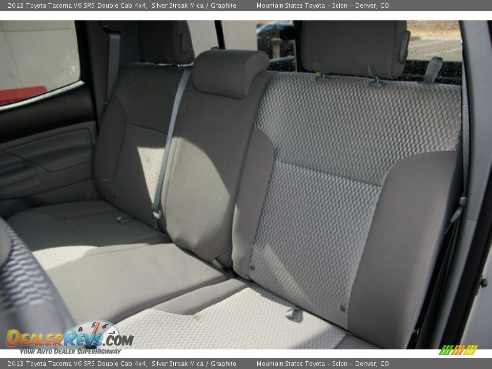 2013 Toyota Tacoma V6 SR5 Double Cab 4x4 Silver Streak Mica / Graphite Photo #7