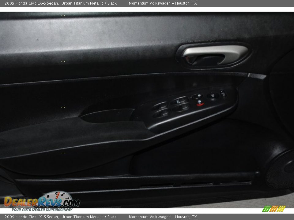 2009 Honda Civic LX-S Sedan Urban Titanium Metallic / Black Photo #9
