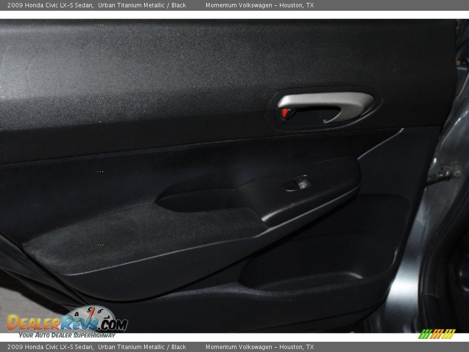 2009 Honda Civic LX-S Sedan Urban Titanium Metallic / Black Photo #12